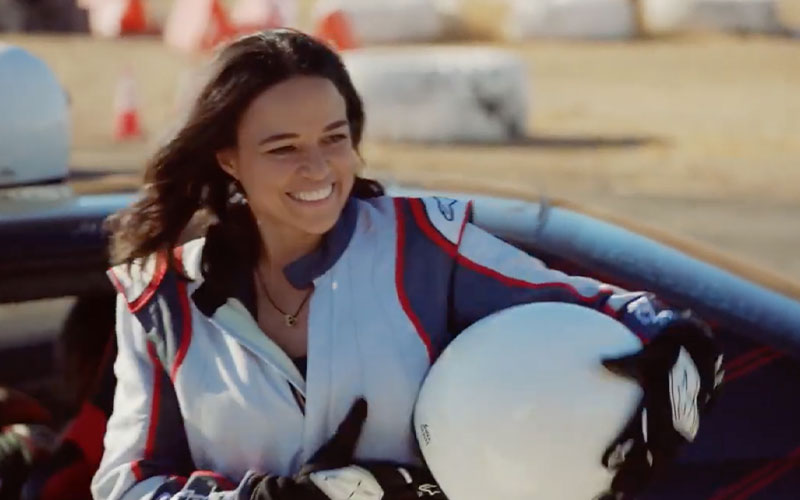 Michelle Rodriguez - Cardi Tries on Youtube