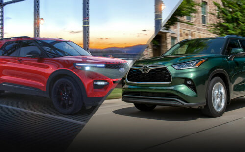 2023 Toyota Highlander vs Ford Explorer 