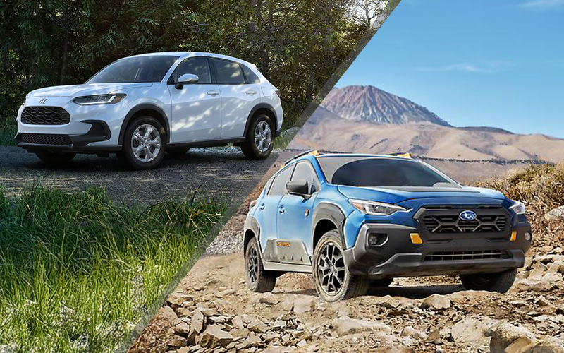 2025 Honda HR-V vs 2025 Subaru Crosstrek - automobiles.honda.com & media.subaru.com