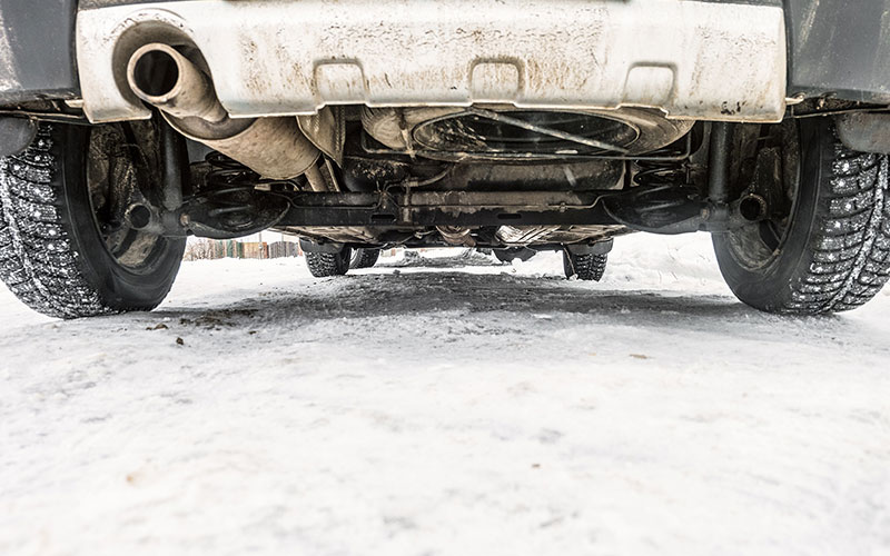 Car undercarriage Car undercarriage