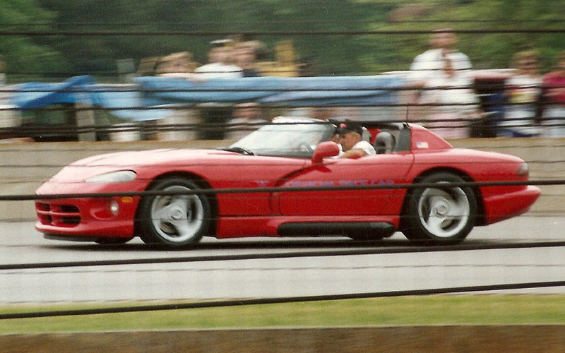 1991 Dodge Viper Indianapolis 500 Pace Car - Doctorindy on wikimedia.org 1991 Dodge Viper Indianapolis 500 Pace Car - Doctorindy on wikimedia.org