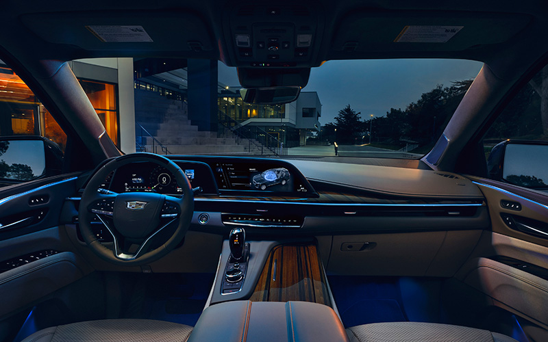 2024 Cadillac Escalade interior - media.cadillac.com