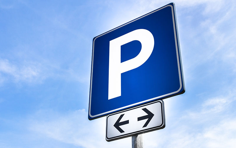 Parking sign