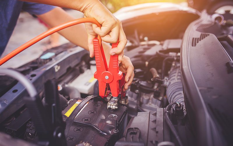 Checking car battery