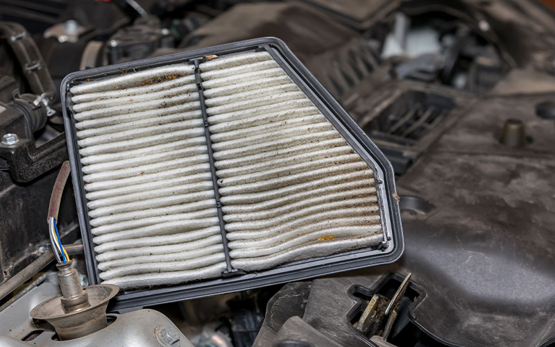 Dirty air filter