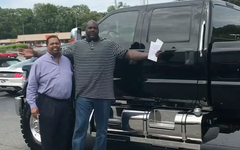 Ford F-650 - @shaq on Instagram