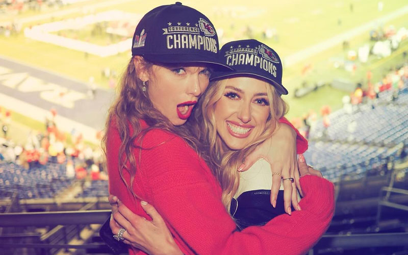 Taylor Swift and Brittany Mahomes - @brittanylynne on Instagram Taylor Swift and Brittany Mahomes - @brittanylynne on Instagram