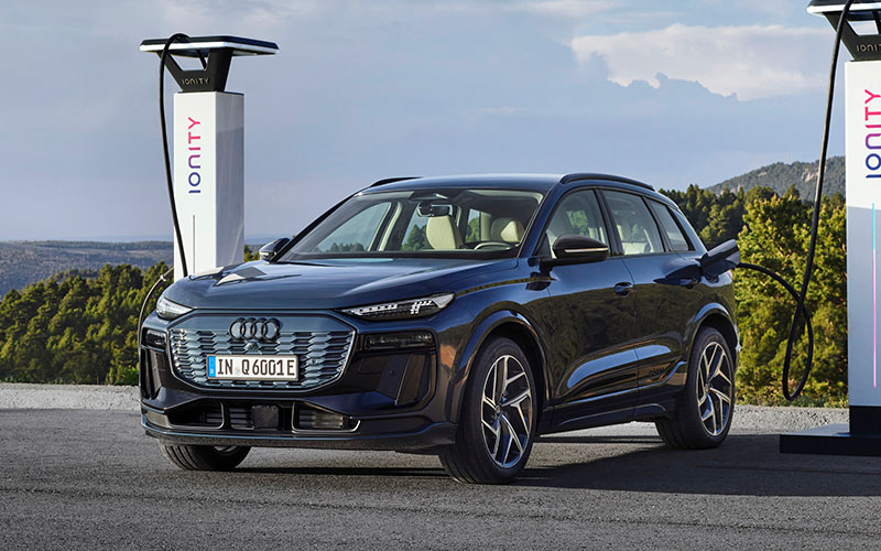 2025 Audi Q6 e-tron charging - audi-mediacenter.com
