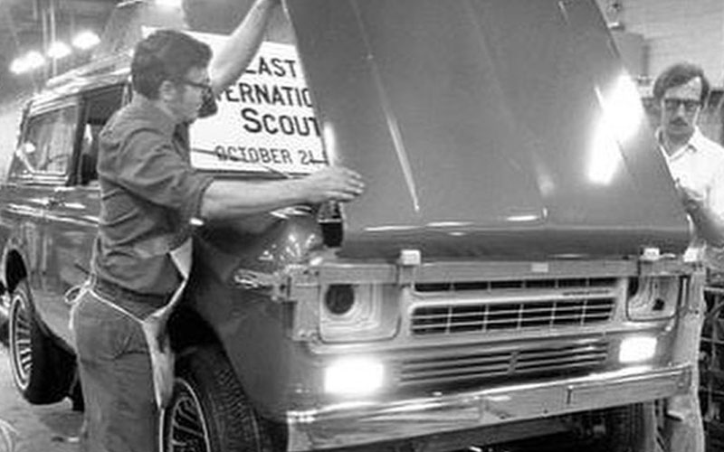 Last production Scout II - scout_motors on Instagram