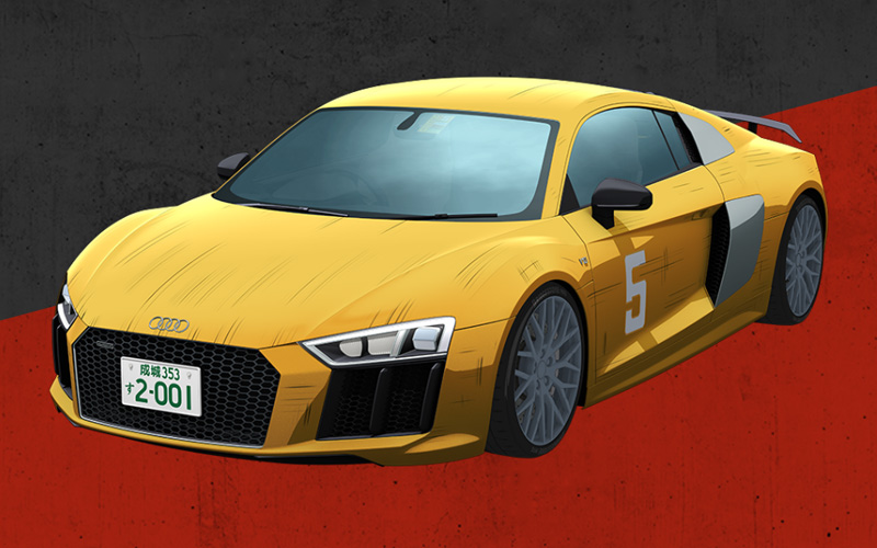 Audi R8 - mfg-anime.com