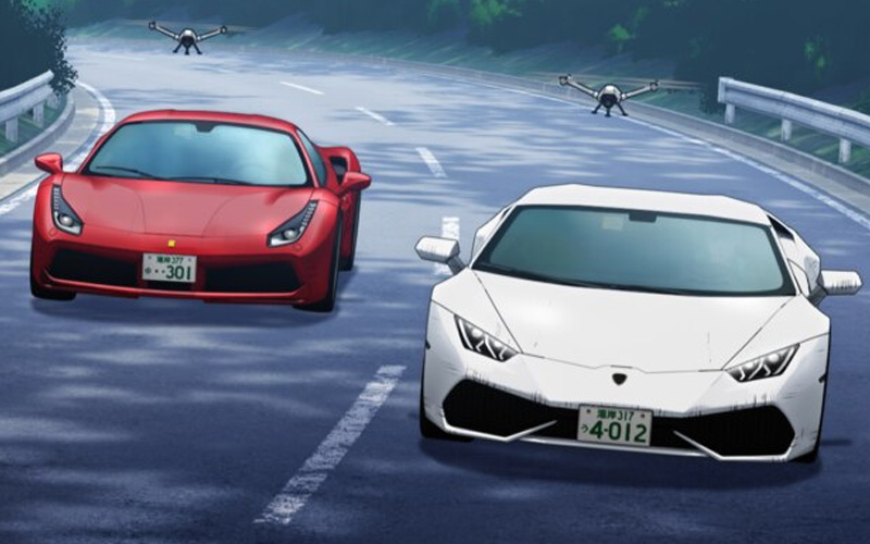 Ferrari 488 GTB & Lamborghini - mfg-anime.com