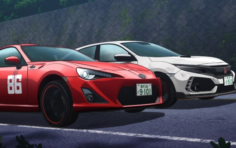 Toyota 86 GT & Honda Civic Type R - mfg-anime.com