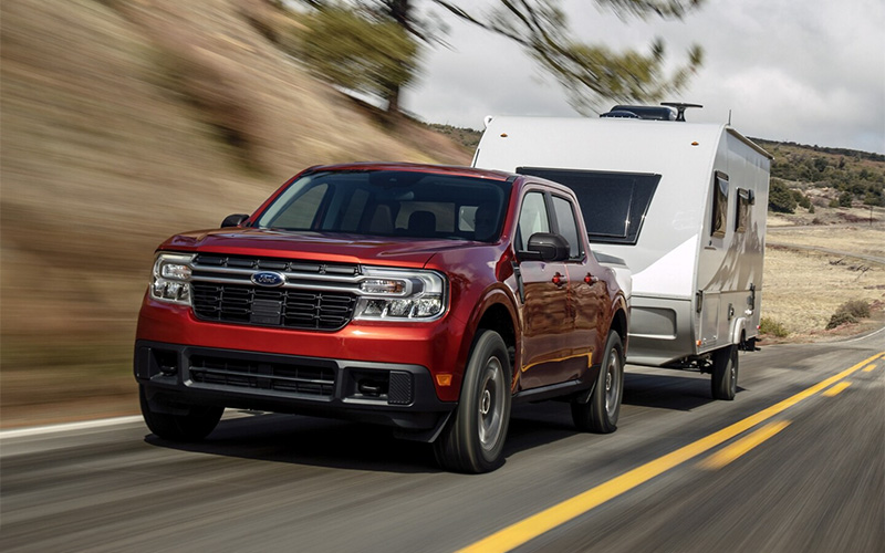 2024 Ford Maverick Exterior with Camper - ford.com