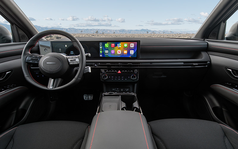 2025 Hyundai Tucson Interior Dash and Infotainment - hyundainews.com