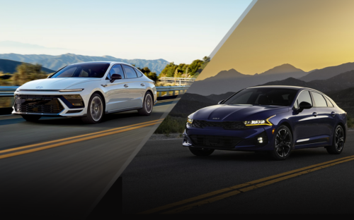 Hyundai Sonata vs Kia K5 Hero - kiamedia.com hyundaiusa.com