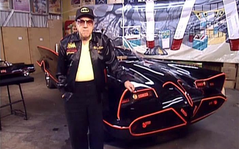 George Barris with Batmobile - The Batmobile Revealed - imdb.com