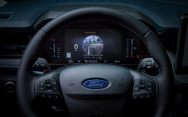 2025 Ford Maverick Lobo Cockpit Dash - media.ford.com