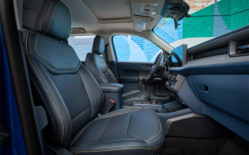 2025 Ford Maverick Lobo Front Cabin - media.ford.com