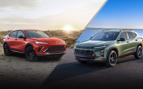 Buick Envista vs Chevrolet Trax Hero - buick.com, chevrolet.com