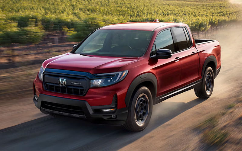2025 Honda Ridgeline Front Exterior - automobiles.honda.com