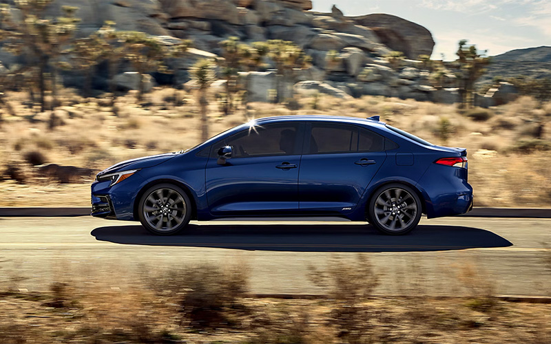 2025 Toyota Corolla Side Exterior - toyota.com
