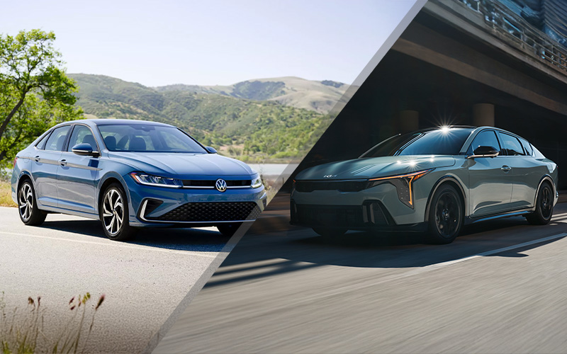 Volkswagen Jetta vs Kia K4 - vw.com, kia.com