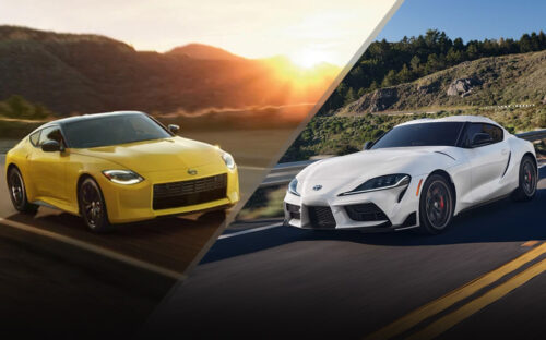 2024 Nissan Z vs 2025 Toyota Supra Hero- nissanusa.com, toyota.com