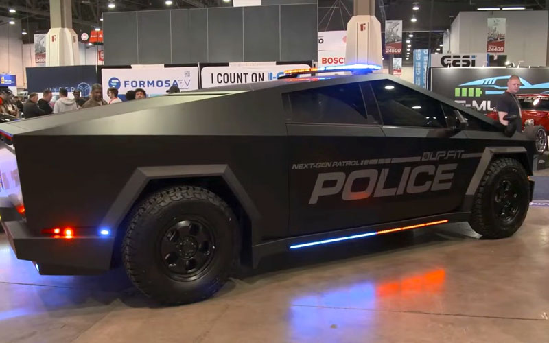Cyber Truck Patrol Car - @semashow on youtube.com