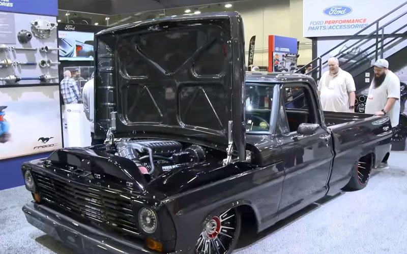 Full Carbon Fiber Ford F-100 - @semashow on youtube.com