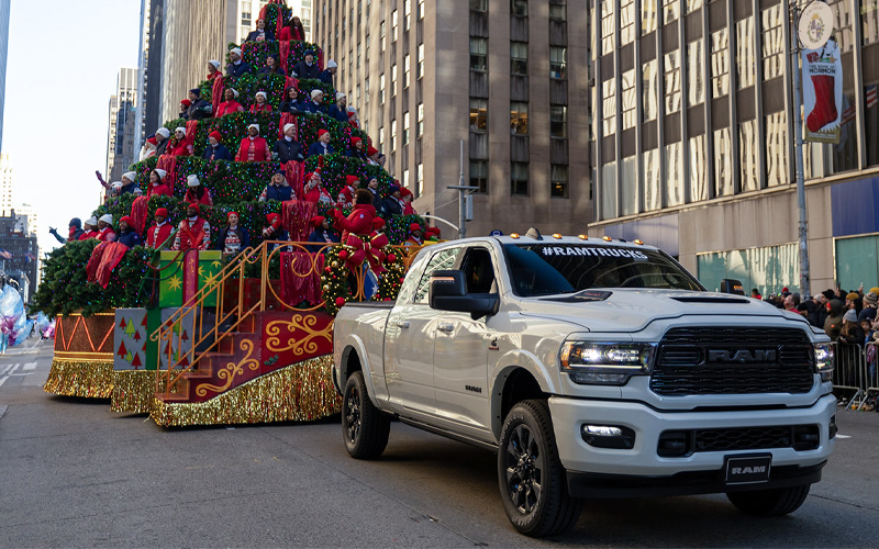 RAM Truck towing the Singing Tree - RAM Trucks on Facebook