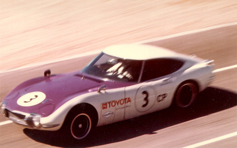 1968 Toyota 2000GT Las Vegas Raceway - pressroom.toyota.com