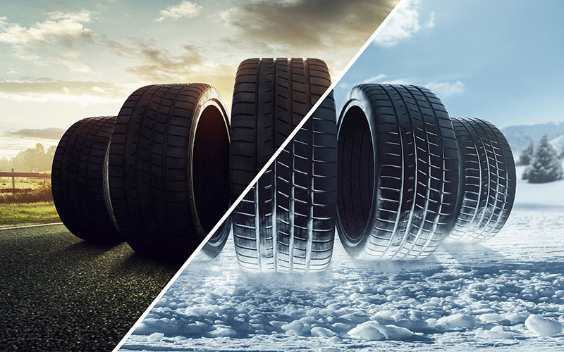 Tires in different seasons