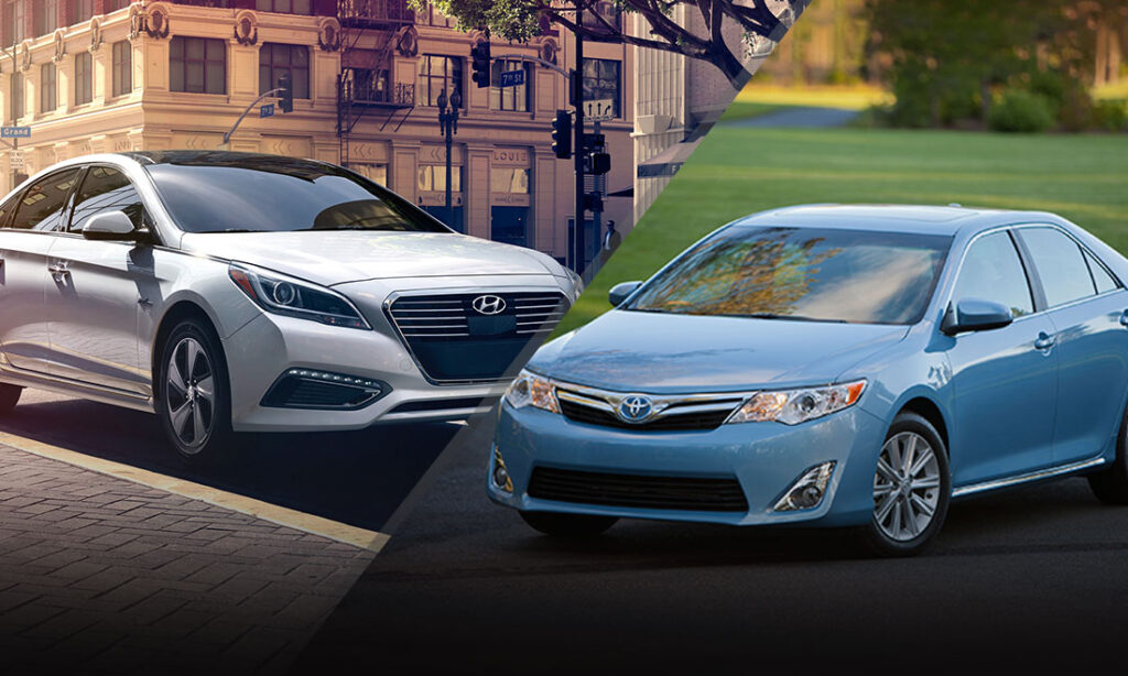 2016 Sonata and 2014 Camry - hyundainews.com, pressroom.toyota.com