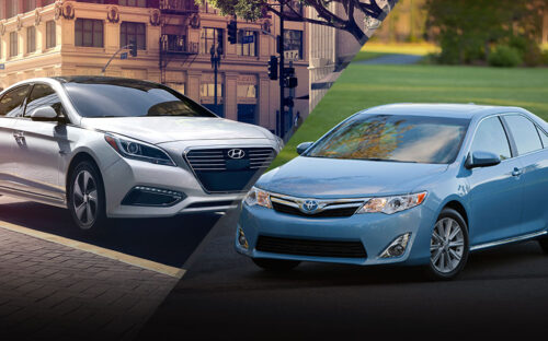 2016 Sonata and 2014 Camry - hyundainews.com, pressroom.toyota.com