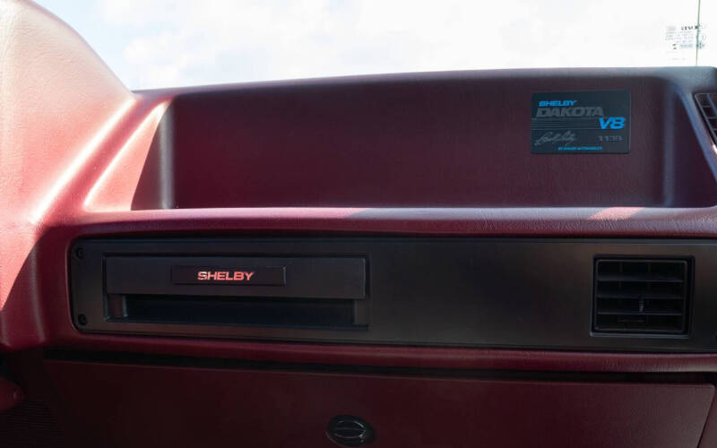 1989 Dodge Shelby Dakota interior - carsforsale.com
