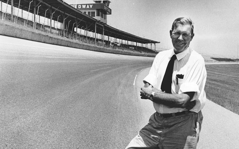 Bill France at Daytona International Speedway - nascarhall.com Bill France at Daytona International Speedway - nascarhall.com