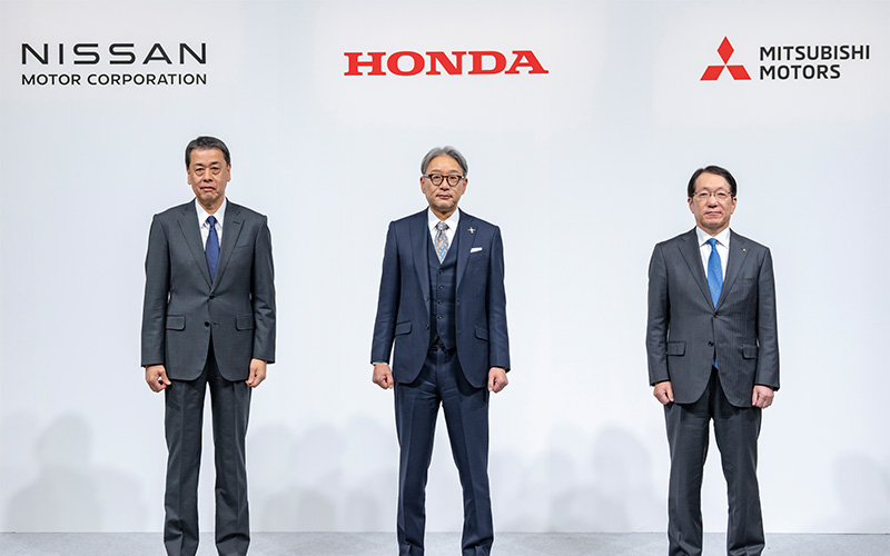 Nissan, Honda, & Mitsubishi leaders - global.honda