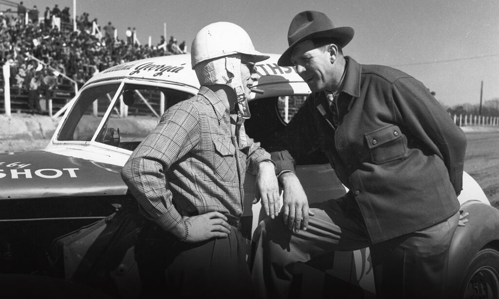 Red Byron and Bill France - nascarhall.com