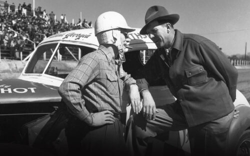 Red Byron and Bill France - nascarhall.com