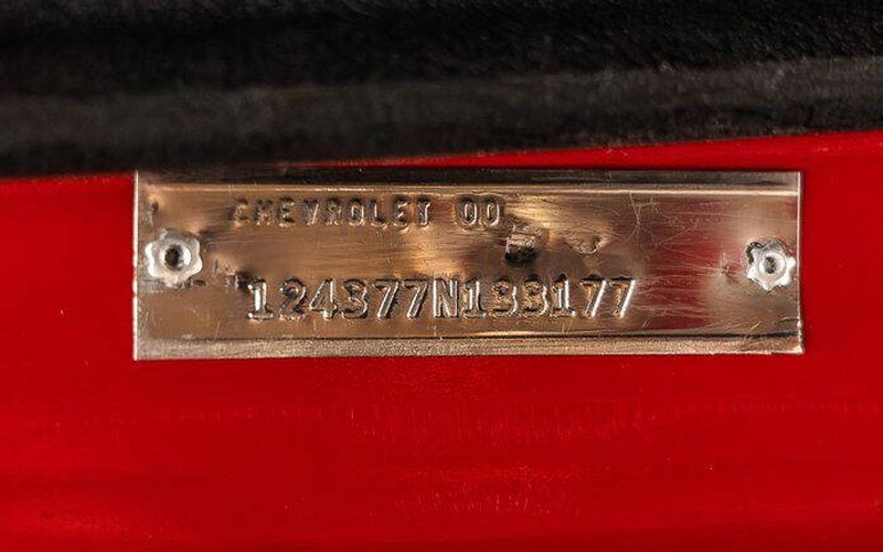 1967 Chevrolet Camaro VIN plate - carsforsale.com