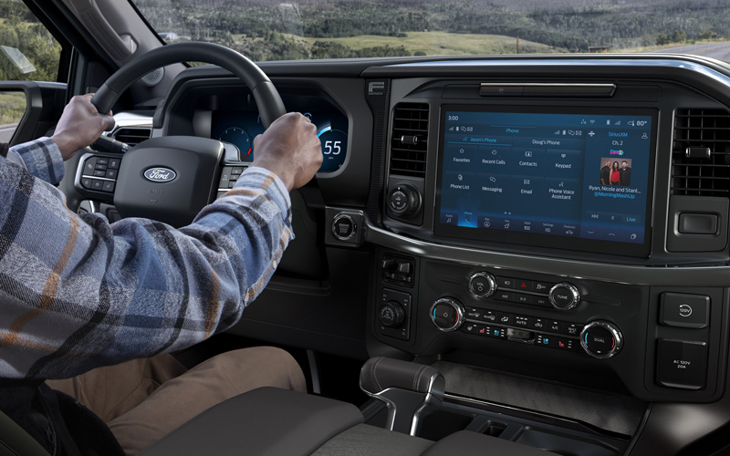 2025 Ford F-150 Infotainment - ford.com