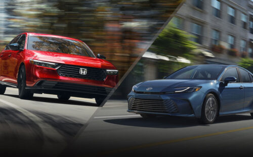 2025 Honda Accord and 2025 Toyota Camry - automobiles.honda.com, pressroom.toyota.com