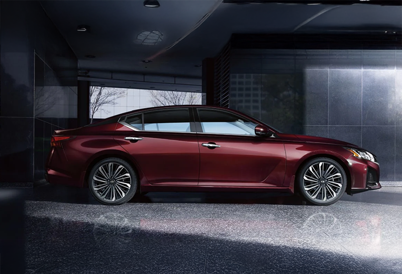 a red 2025 Nissan Altima