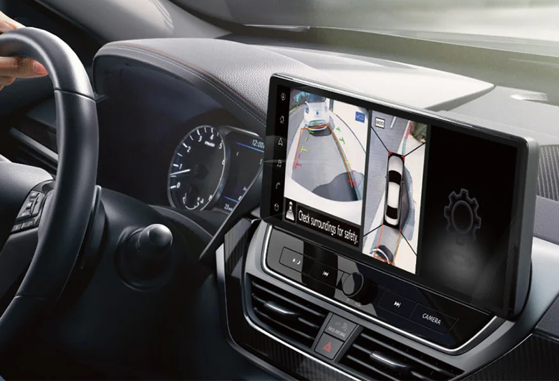 The touch screen of a 2025 Nissan Altima