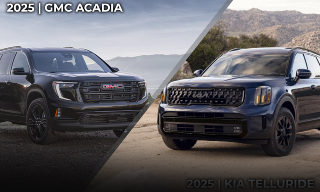 We compare SUVs to see which one is the better pick: the Telluride or the GMC Acadia. Discover which SUV we recommend in our head-to-head comparison.