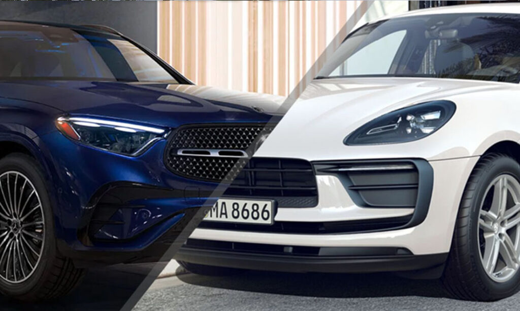 The Macan and GLC represent some of the best aspects of luxury compact SUVs. We compare interior quality, ride handling, and more in our review.