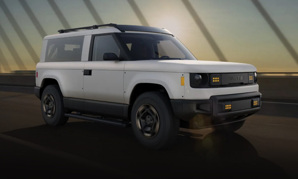 Modest and modular, the diminutive Slate Truck is a sub-$20,000 EV pickup you can turn into a sport truck, work truck, or overlanding SUV.