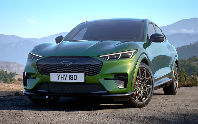 2025 Mustang Mach-E Hero Image Green 2025 Mustang Mach-E
