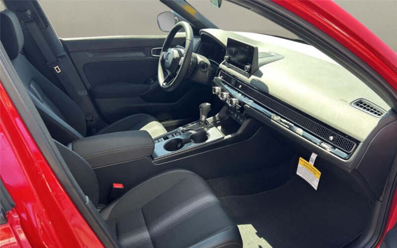 Interior of a 2026 Honda Civic interior