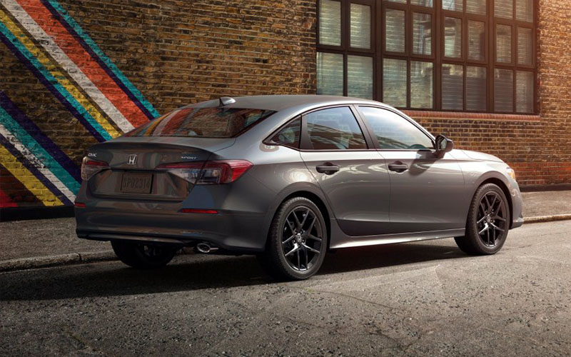 2026 Honda parked on colorful street